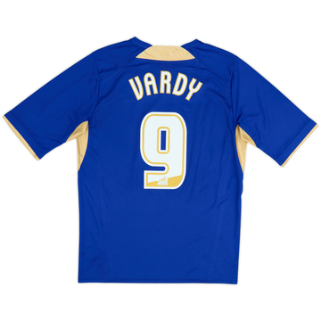 2013-14 Leicester Maillot Domicile Vardy #9 - 7/10 - (M)