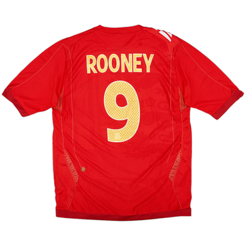 Maillot extérieur Angleterre 2006-08 Rooney #9 - 8/10 - (M)