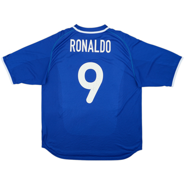 2000-02 Brazil Maillot extérieur Ronaldo #9 - 6/10 - (XL)