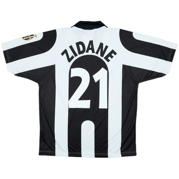 1997-98 Juventus Maillot domicile basique Centenaire Zidane #21 (XL)