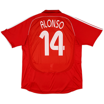 2006-08 Liverpool Maillot domicile Alonso #14 - 6/10 - (XXL)