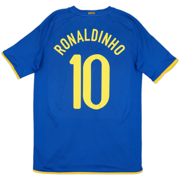 2008-10 Brésil Maillot extérieur Ronaldinho #10