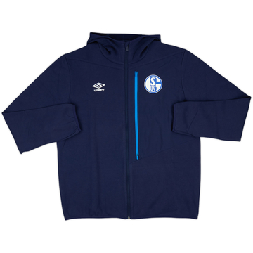 2021-22 Schalke Umbro Veste de survêtement à capuche - 8/10 - (XXL)