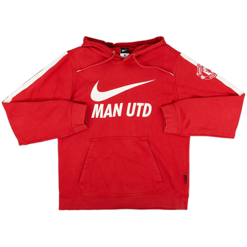 2011-12 Manchester United Nike Sweat-shirt à capuche - 8/10 - (S)