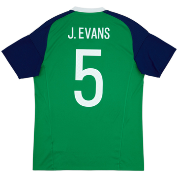 2016-17 Northern Ireland Maillot domicile J.Evans #5 - 5/10 - (M)