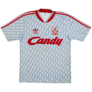 1989-91 Liverpool Maillot extérieur #7 - 8/10 - (S)