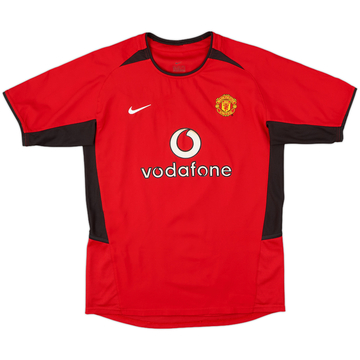 2002-04 Manchester United Maillot Domicile - 8/10 - (L.Boys)