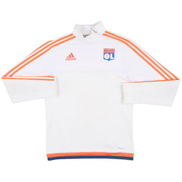 2015-16 Lyon adidas 1/4 Zip Haut d'entraînement - 4/10 - (S)