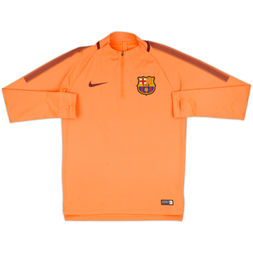 2017-18 Barcelona Nike Haut d'entraînement à zip 1/4 - 5/10 - (S)