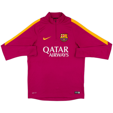 2016-17 Barcelona Nike Haut d'entraînement 1/4 Zip - 8/10 - (M)