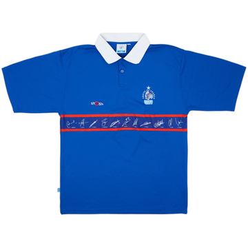 2002 France Maillot de supporter signé - 9/10 - (L)