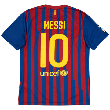 2011-12 Barcelona Maillot Domicile Messi #10 - 6/10 - (M)