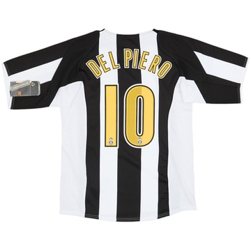 2004-05 Juventus Maillot Domicile Del Piero #10 (M)