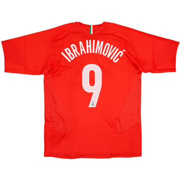 Maillot extérieur Juventus 2005-06 Ibrahimovic #9 (L)