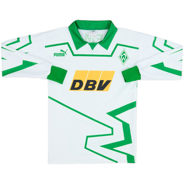 1993-94 Werder Bremen Maillot Domicile Manches Longues - 9/10 - (XS)