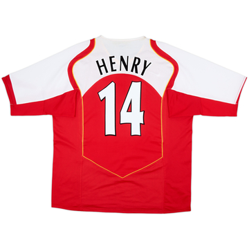 2004-05 Arsenal Maillot Domicile Henry #14 - 9/10 - (XXL)