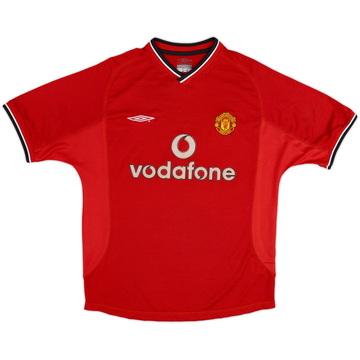 2000-02 Manchester United Maillot Domicile - 5/10 - (M)