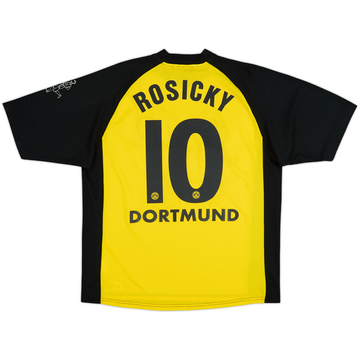 2001-02 Borussia Dortmund Maillot Domicile Rosicky #10 - 7/10 - (XL)