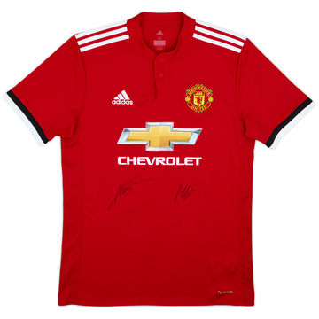 2017-18 Manchester United Maillot domicile signé - 9/10 - (M)