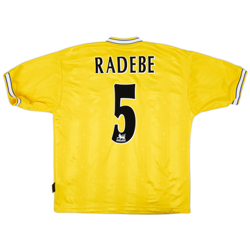 1996-99 Leeds United Maillot extérieur Radebe #5 - 10/10 - (M)