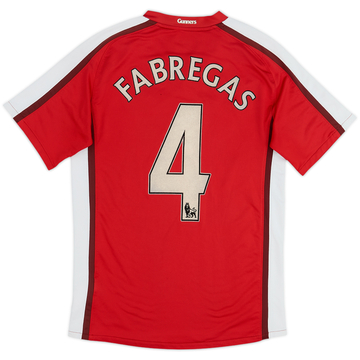 2008-10 Arsenal Maillot Domicile Fabregas #4 - 5/10 - (S)