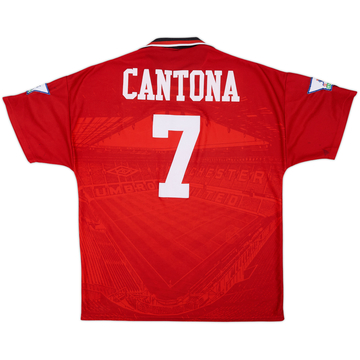 1994-96 Manchester United Maillot Domicile Cantona #7 - 6/10 - (L)