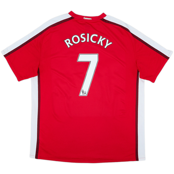 2008-10 Arsenal Maillot Domicile Rosicky #7 - 7/10 - (XXL)