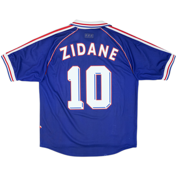 1998-00 France Maillot Domicile Zidane #10 - 5/10 - (L)
