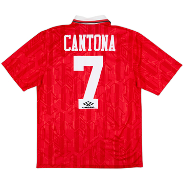 1992-94 Manchester United Maillot Domicile Cantona #7 - 5/10 - (M)