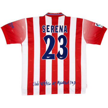 1998-99 Atletico Madrid Maillot Domicile Version Match Serena #23