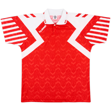 1992-93 Hummel Maillot modèle (Danemark) - 9/10 - (XL)