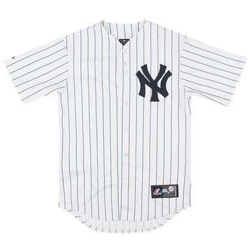 2009-13 New York Yankees Cano #24 Maillot Majestic (Domicile) Y