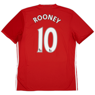 2016-17 Manchester United Maillot Domicile Rooney #10 (L)