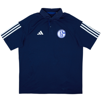 2022-23 Schalke adidas Polo - 9/10 - (L)