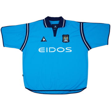 2001-02 Manchester City Maillot Domicile - 10/10 - (XL)