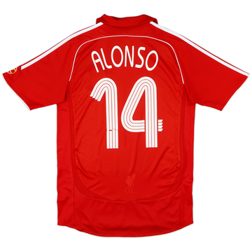 2006-08 Liverpool Maillot domicile Alonso #14 - 6/10 - (S)
