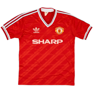 1986-88 Manchester United Maillot Domicile - 8/10 - (M)