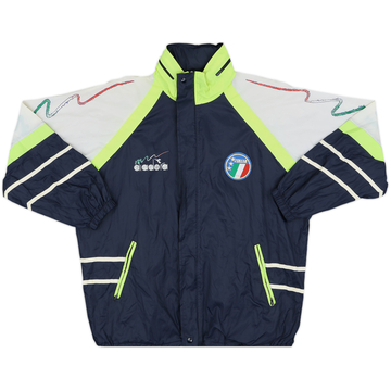 1990 Italy Diadora Veste de pluie à capuche - 8/10 - (S)