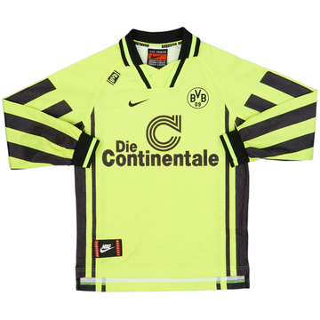1996-97 Borussia Dortmund Maillot domicile manches longues - 6/10 - Garçons M
