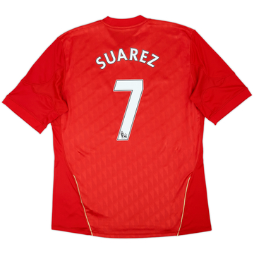 Maillot domicile Liverpool 2010-12 Suarez #7 - 5/10 - (XL)