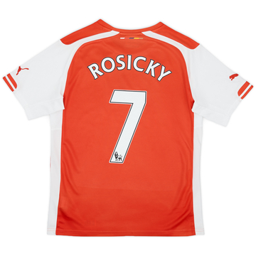 2014-15 Arsenal Maillot domicile Rosicky #7 - 8/10 - (S)