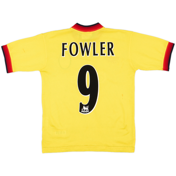 1997-99 Liverpool Maillot extérieur Fowler #9 - 7/10 - (Y)
