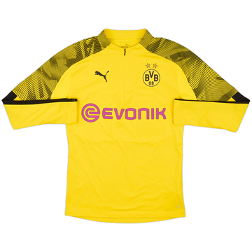 2019-20 Borussia Dortmund Puma Haut d'entraînement 1/4 zip - 9/10 - (S)