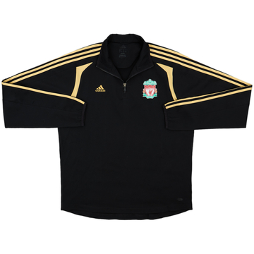 2008-09 Liverpool adidas 1/4 Zip Haut d'entraînement - 8/10 - (M/L)