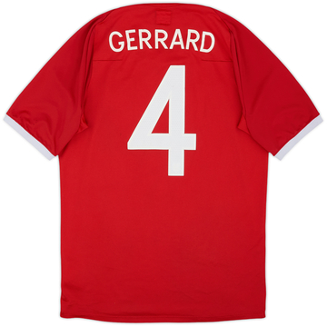 2010-11 Maillot extérieur Angleterre Gerrard #4 - 4/10 - (M)