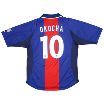2000-01 Paris Saint-Germain Maillot Domicile Okocha #10 - 8/10 - (M)
