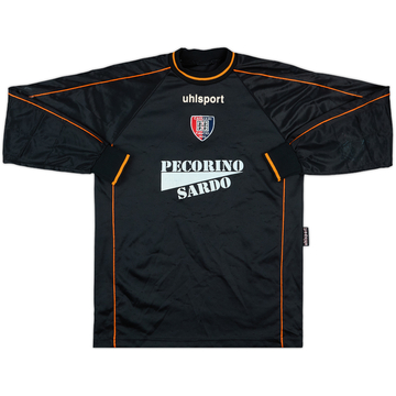 2000-01 Cagliari Uhlsport Maillot d'entraînement GK #1 - 7/10 - (XS)
