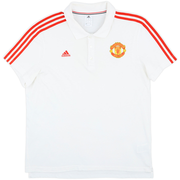 2015-16 Manchester United adidas Polo - 8/10 - (XL)