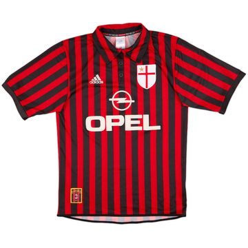 1999-00 AC Milan Maillot Domicile Centenaire - 8/10 - (S)