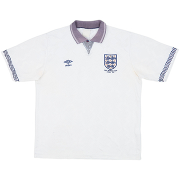 1990-92 England 'World Cup' Maillot domicile - 7/10 - (L)